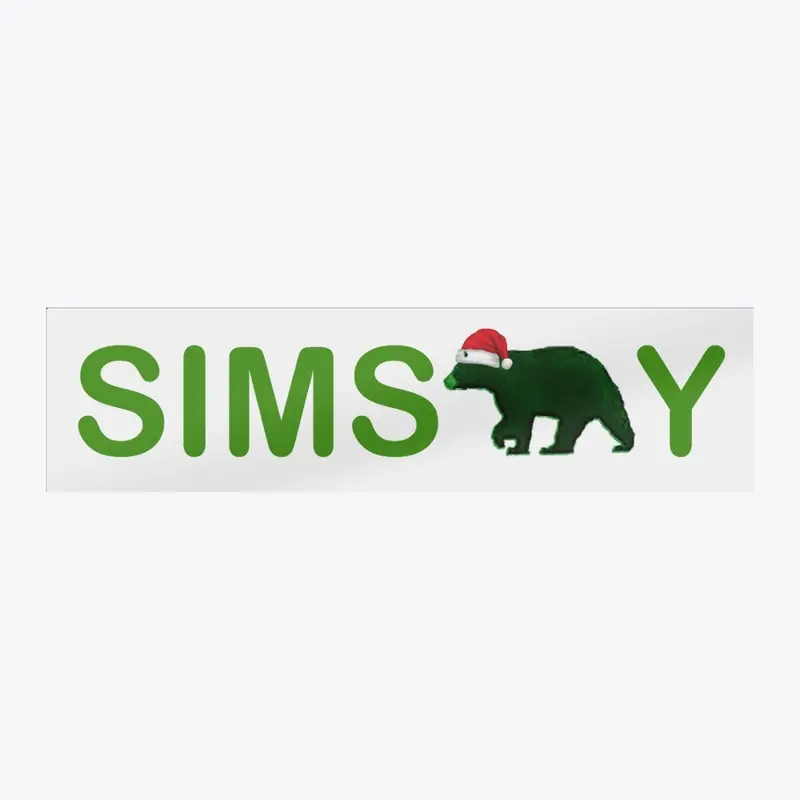 SimsBear-y Apparel Bumper XMas Green