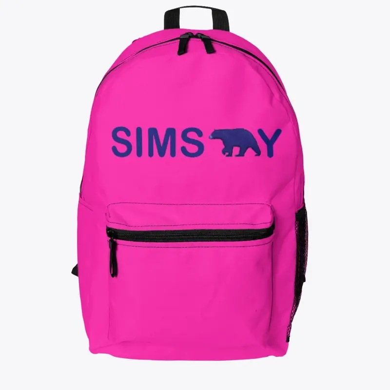 SimsBear-y Apparel Backpack Blue