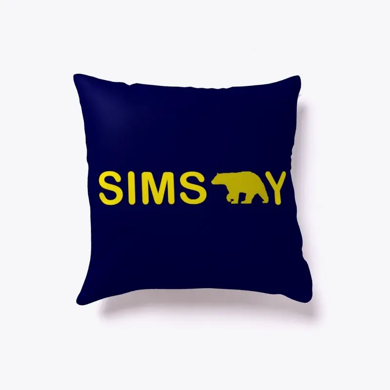 SimsBear-y Apparel Pillow Gold