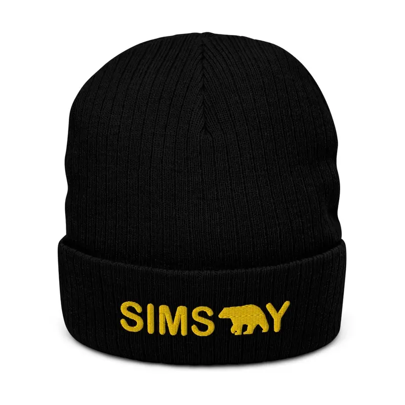 SimsBear-y Apparel Hat Embroidered Gold