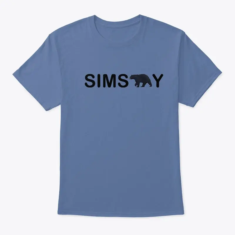 SimsBear-y Apparel Black Text