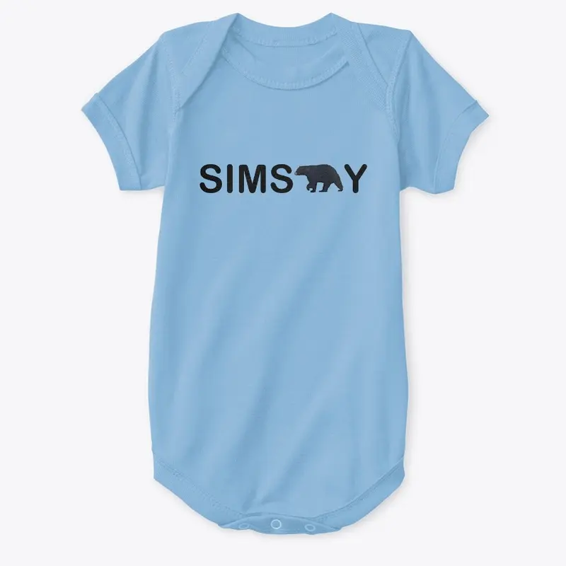 SimsBear-y Apparel Black Text