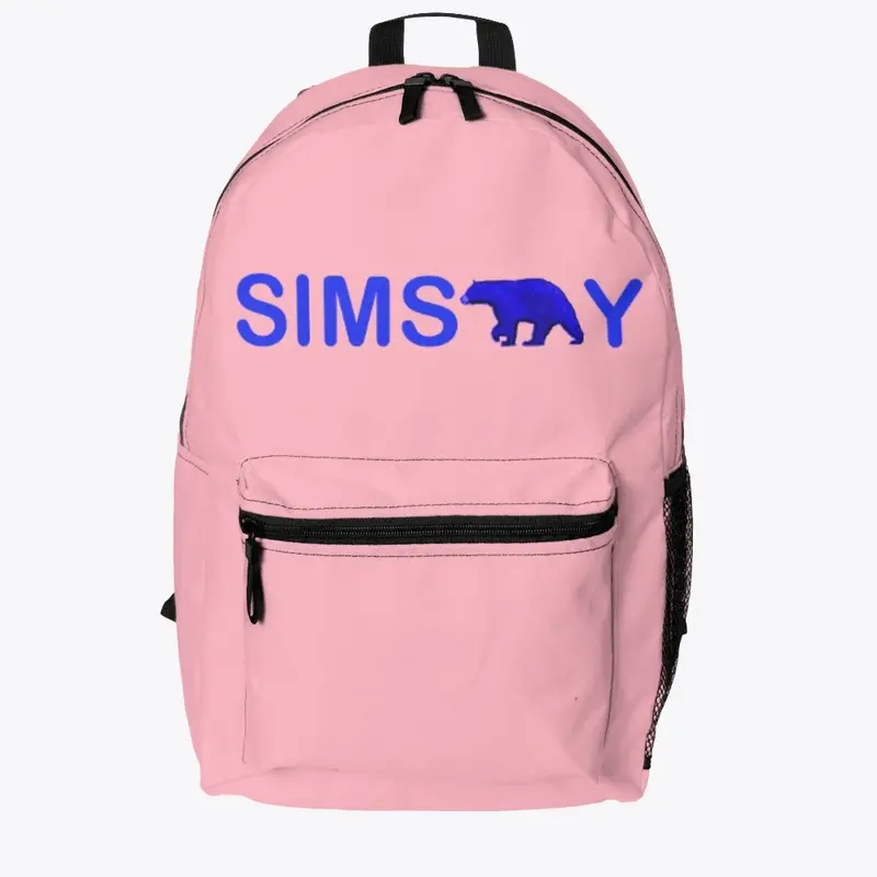 SimsBear-y Apparel Backpack Blue