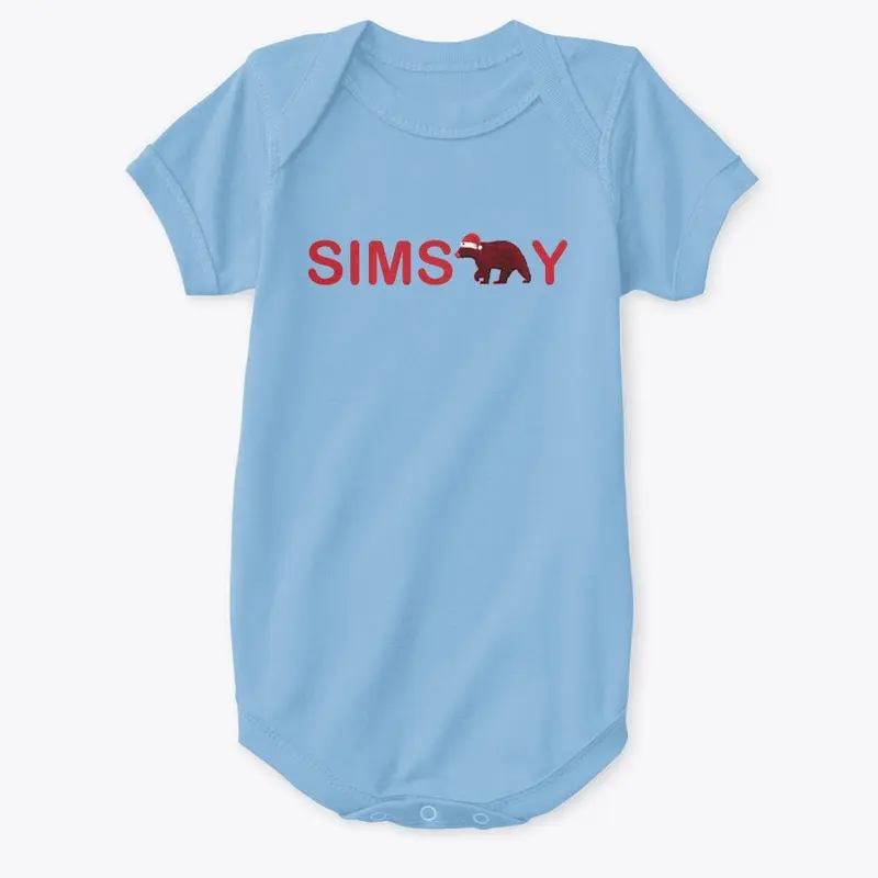 SimsBear-y Apparel XMas Onesie Red