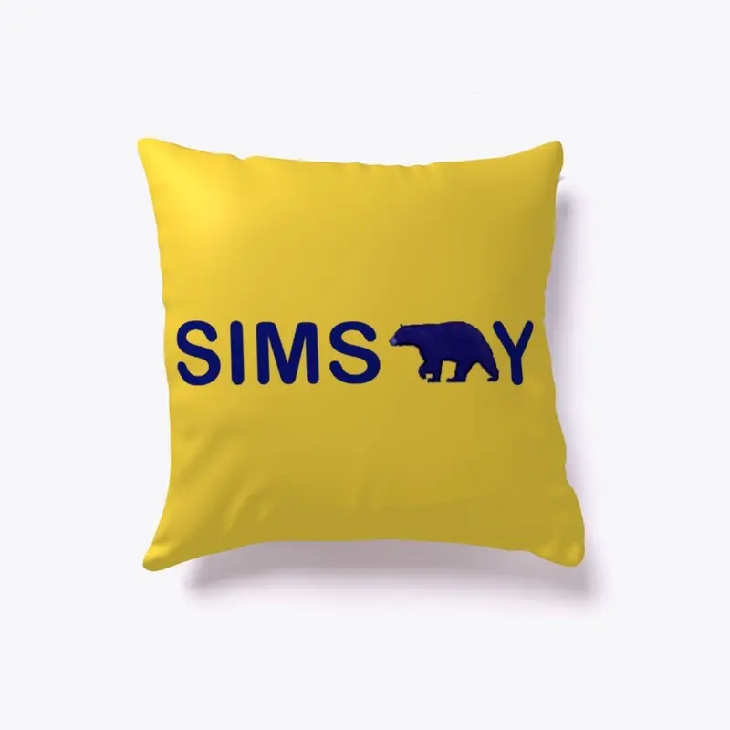 SimsBear-y Apparel Pillow Navy